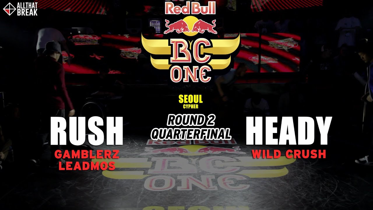 Rush v Heady / Quarter finals(Sound Fix) / Red Bull BC One 2014 Seoul Cypher / allthatbreak.com