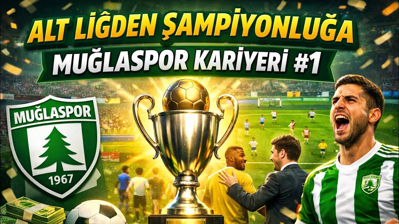 Alt Ligden Şampiyonluğa | Muğlaspor Kariyeri #2