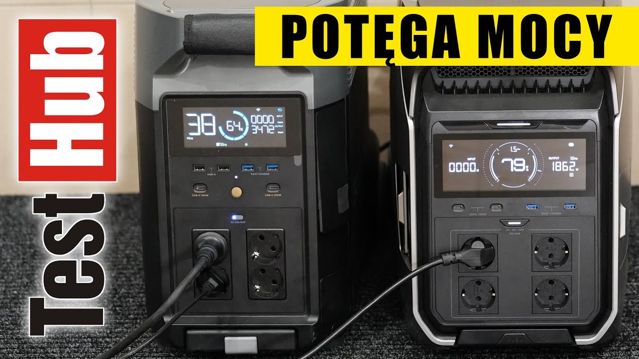 EcoFlow Delta Pro 3 vs EcoFlow Delta Pro - Bank energii dużej mocy, stacja zasilania giga pojemności