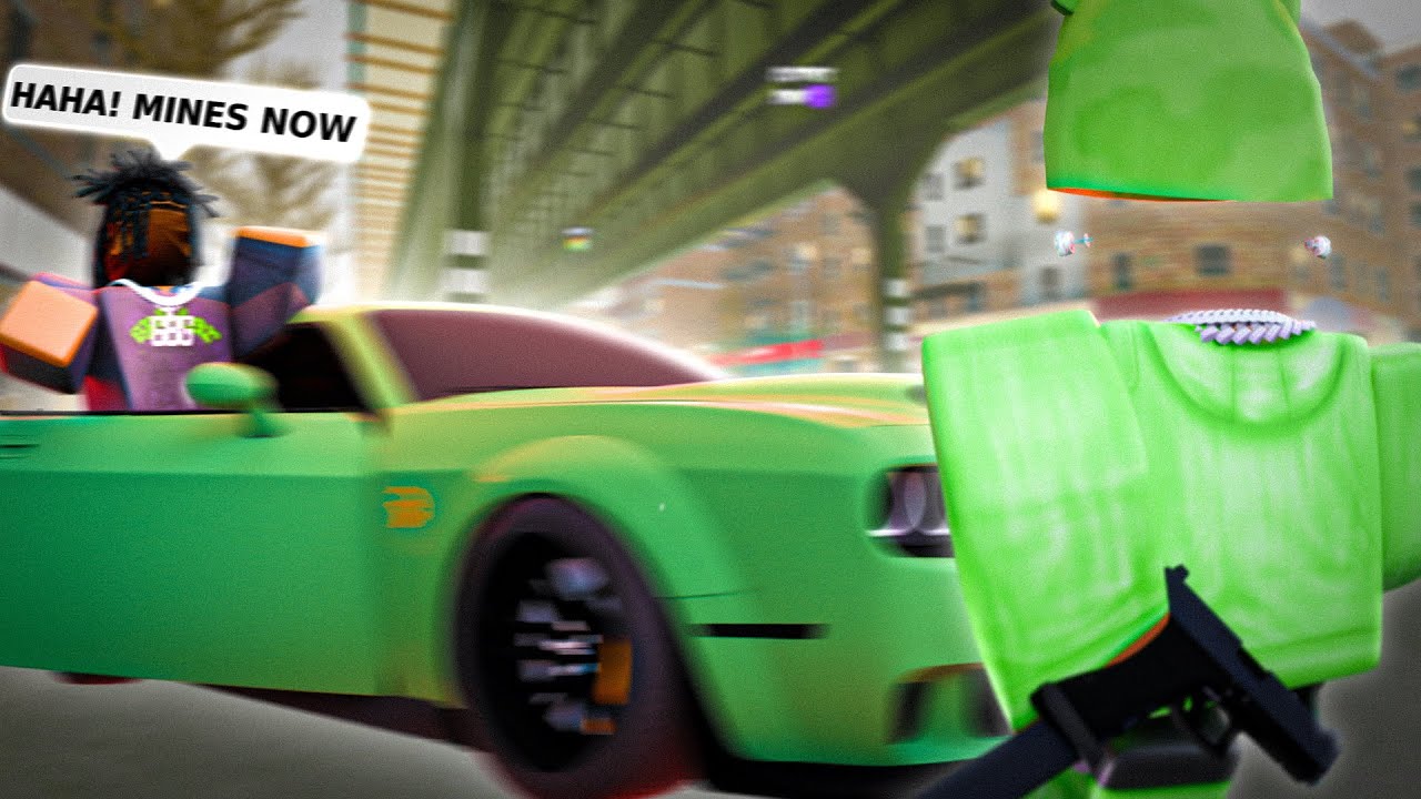THE OPPS STOLE MY HELLCAT SO I PULLED OUT THE SWITCH... (ROBLOX THA BRONX 2)
