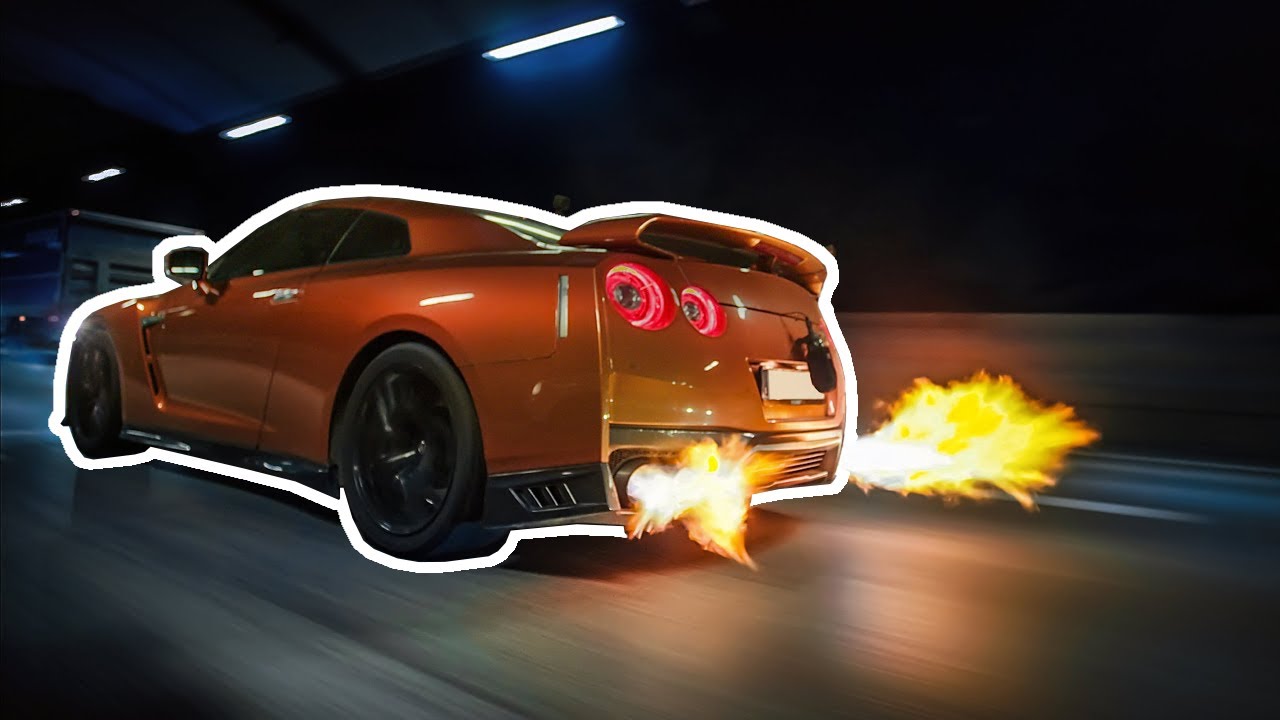 700hp Godzilla GT-R - 300 kmh Stockholm