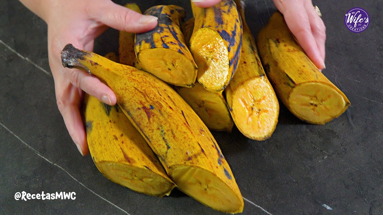PLATANO MADURO CON CHURRASCO AL SARTEN - RecetasMWC