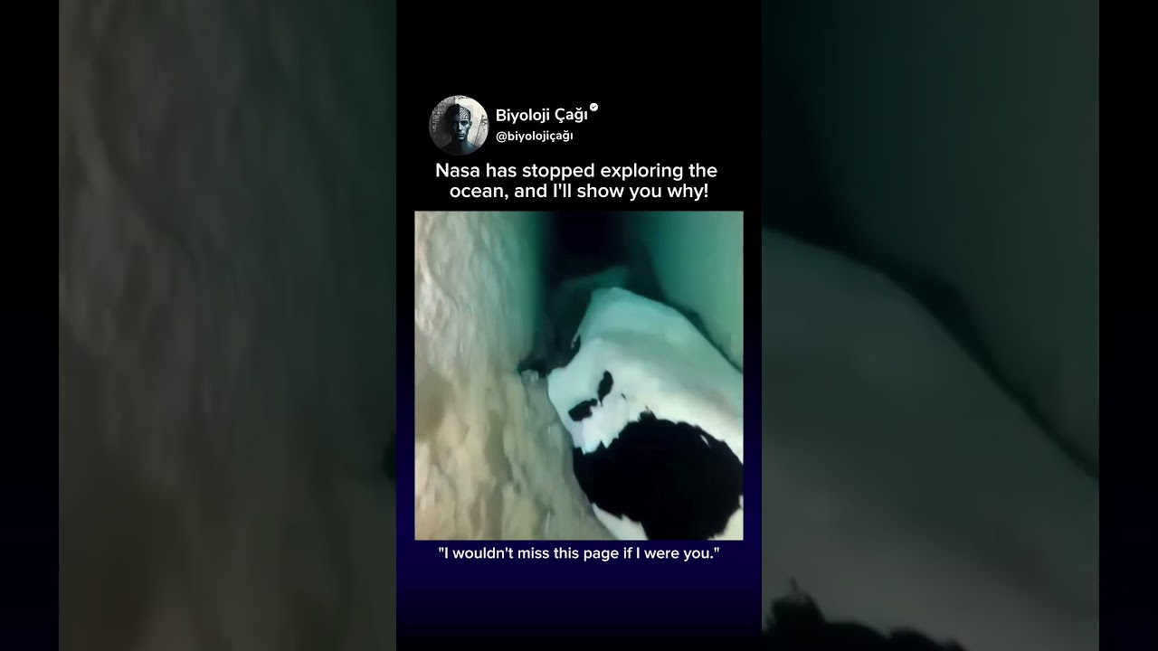 NASA's Secret Ocean Mission 😱 #nasa #biology #shorts