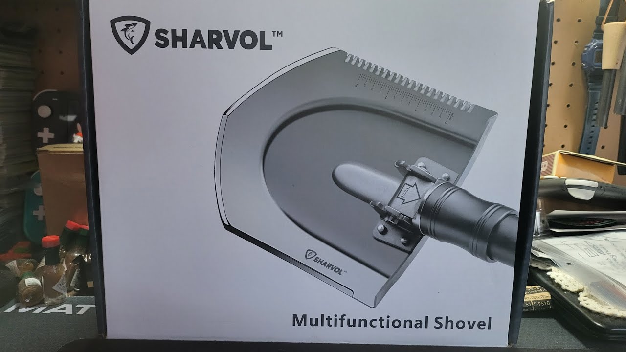 SHARVOL MULTIFUNCTIONAL SHARVOL UNBOXING/ THE LAST FOLDING SHOVEL YOU'LL EVER NEED!!