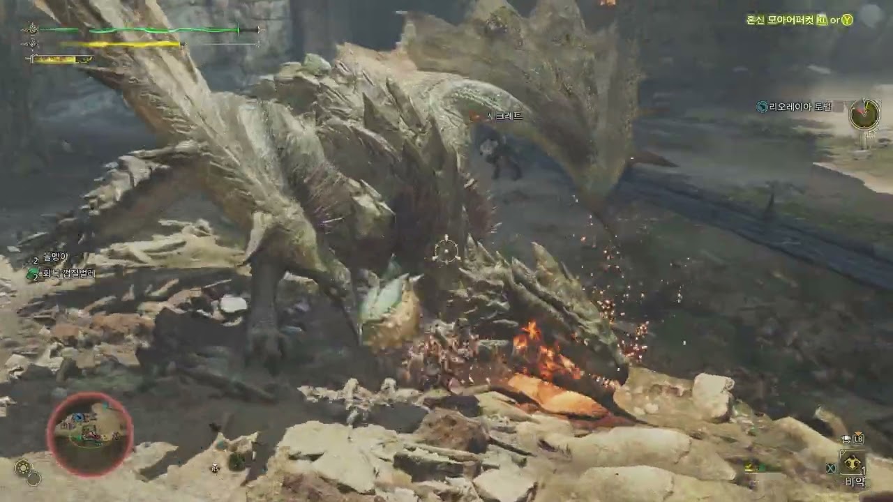 MHWilds 격투대회 레이아 해머솔로 3분43초