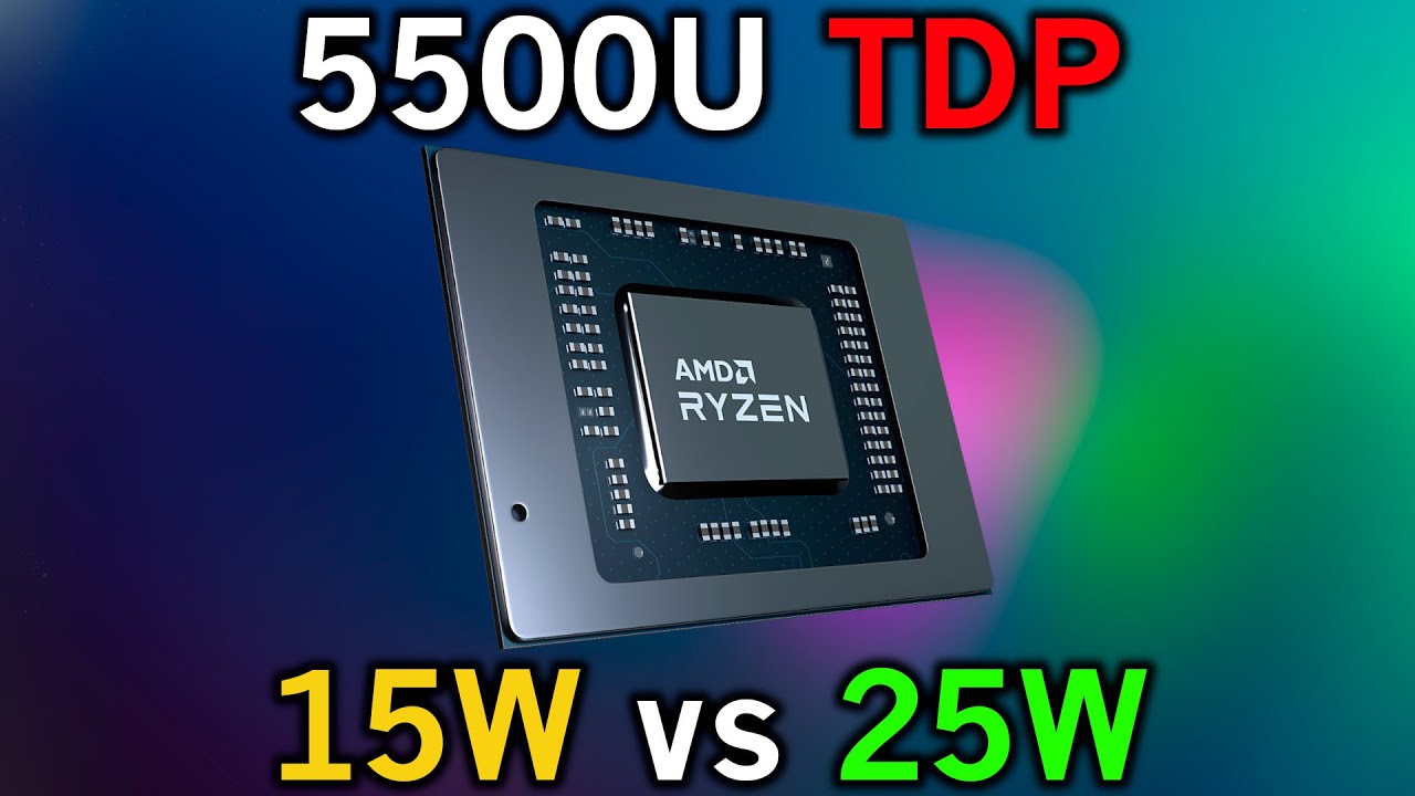 Raising 5500U TDP | 15W vs 25W TDP | AMD Ryzen R5 5500U APU | 15-eh1052wm HP Laptop