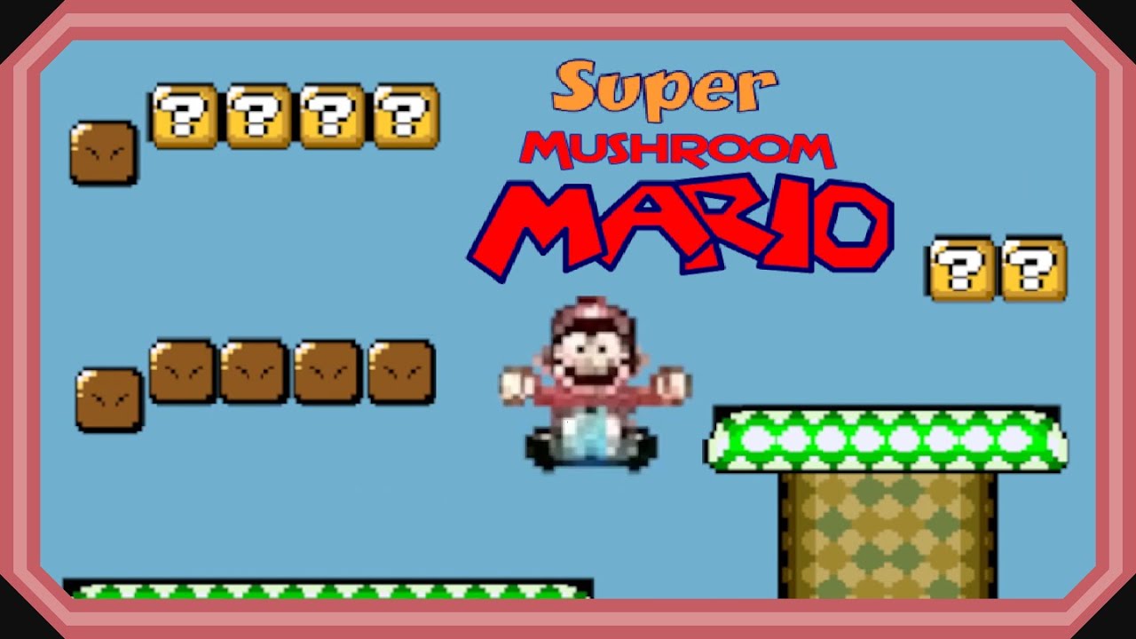 Super Mushroom Mario 🍄 [100%/Playthrough/English/HD]