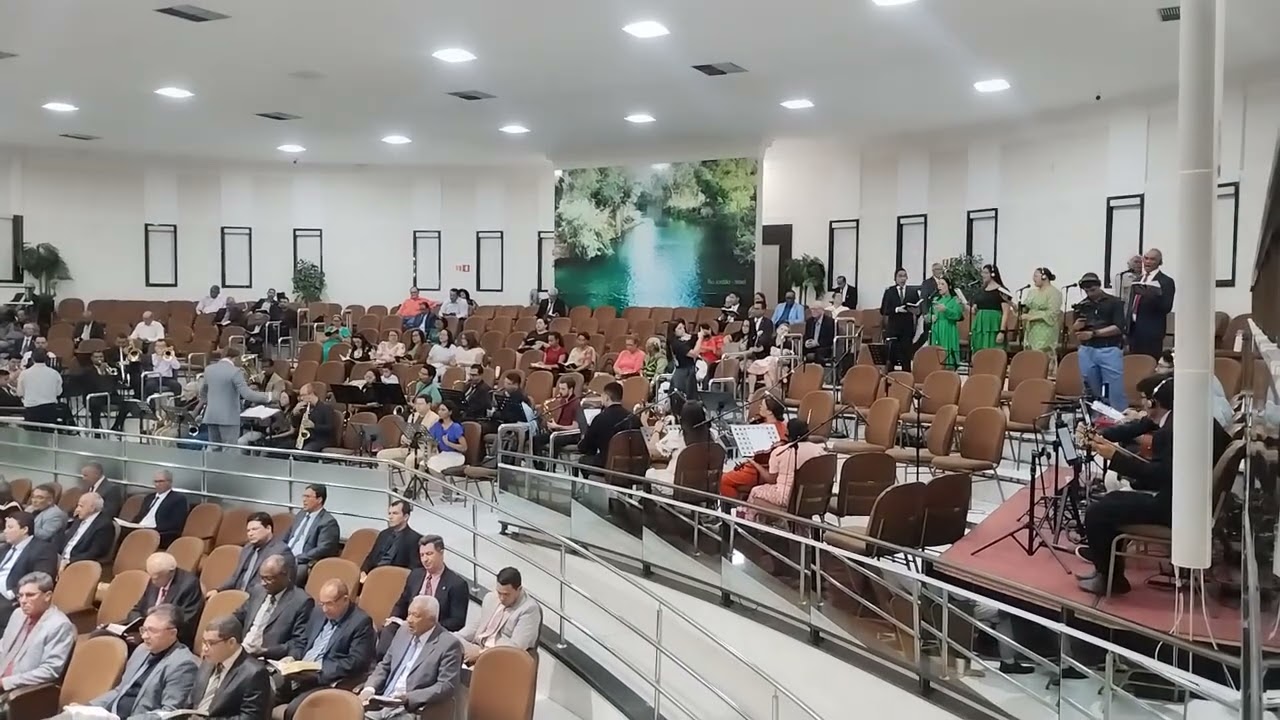 Louvor da harpa cristã na igreja sede da igreja Assembléia de Deus de Cuiabá Mato Grosso #oscarmt 
