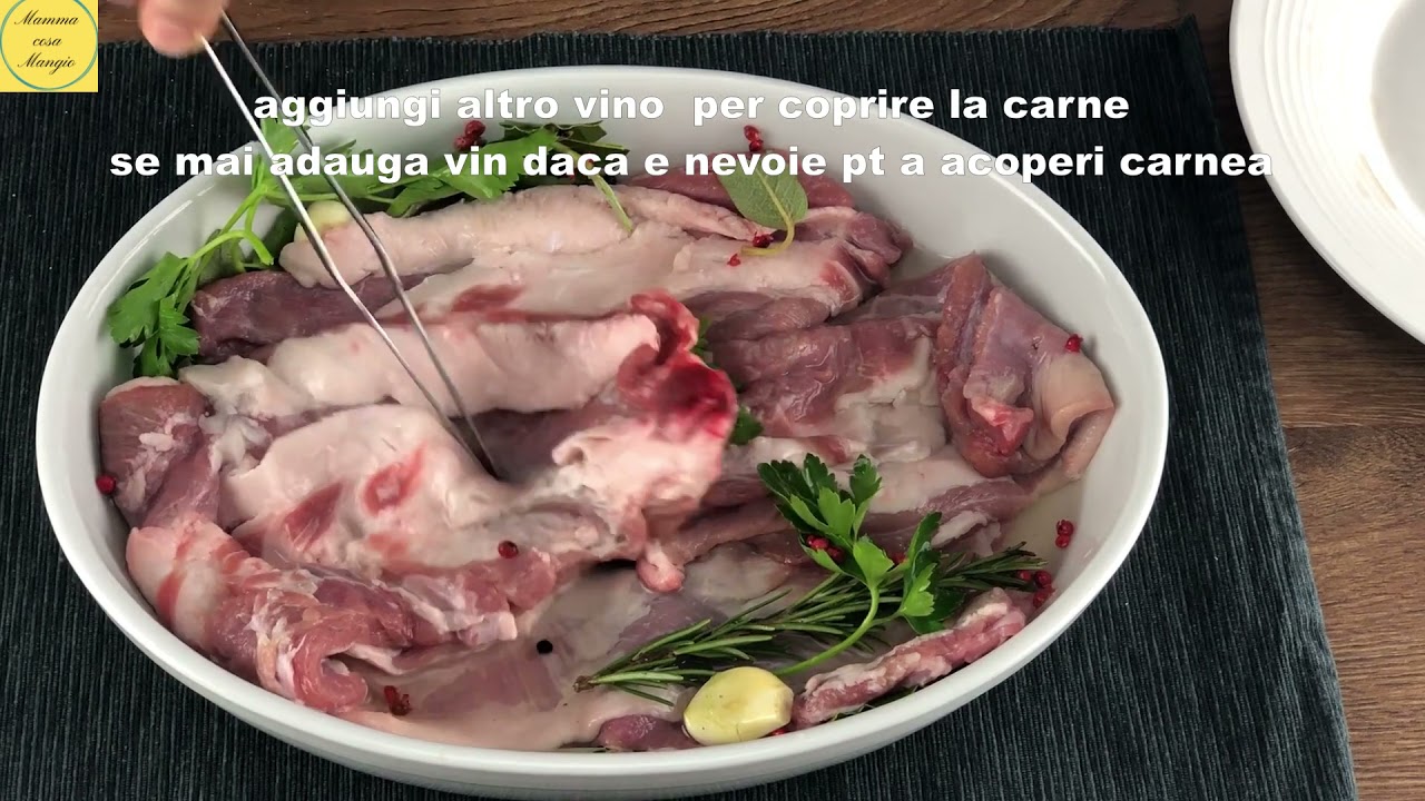 Come MARINARE e cucinare l'agnello in modo facile e veloce! Cum se marineaza carnea de miel!