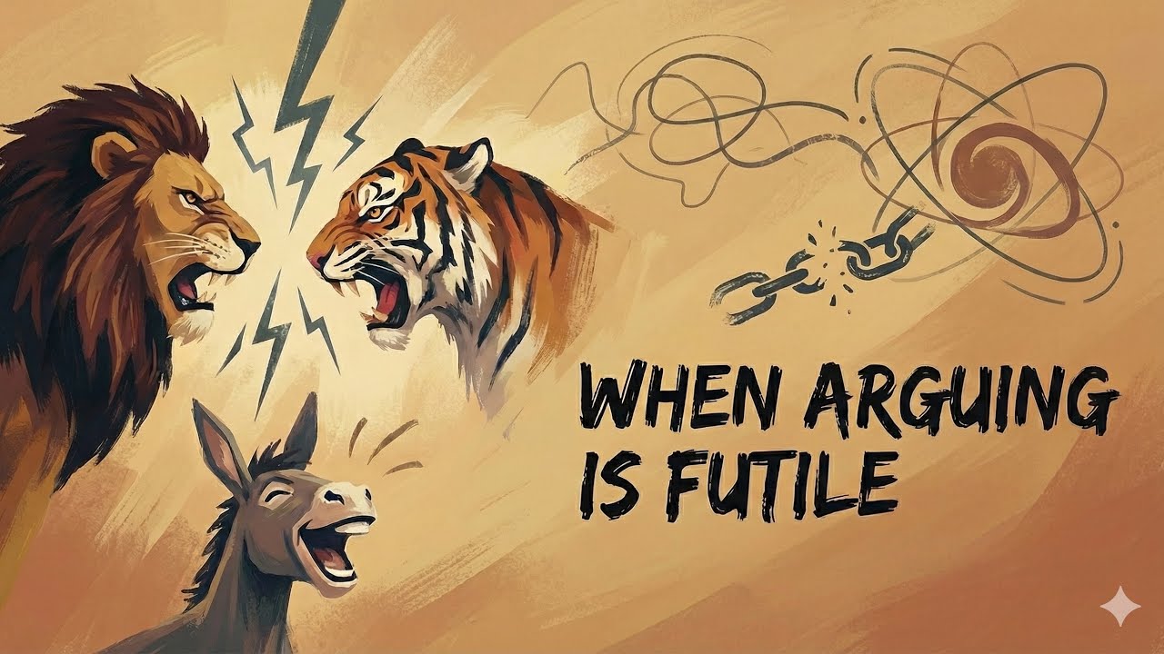 The Tiger, the Lion, and the Donkey: A Story of Pointless Discussions