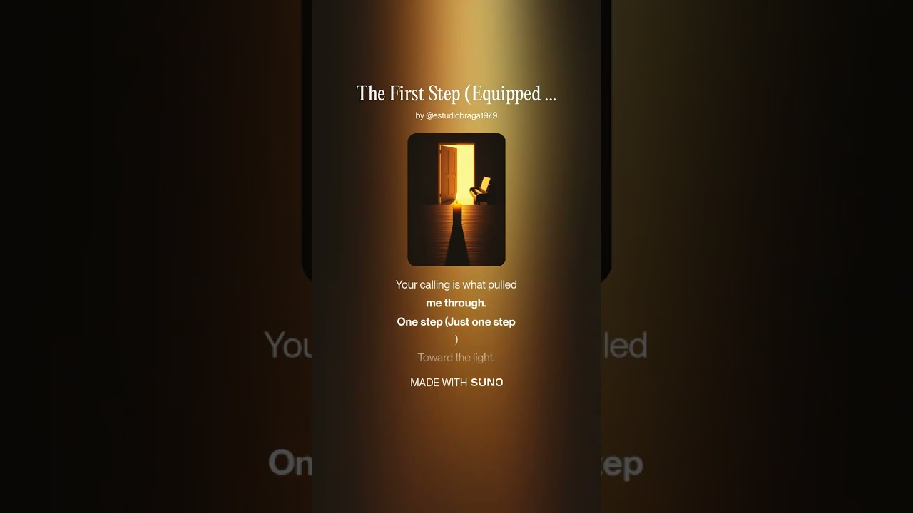 The First Step - Equipped by Him