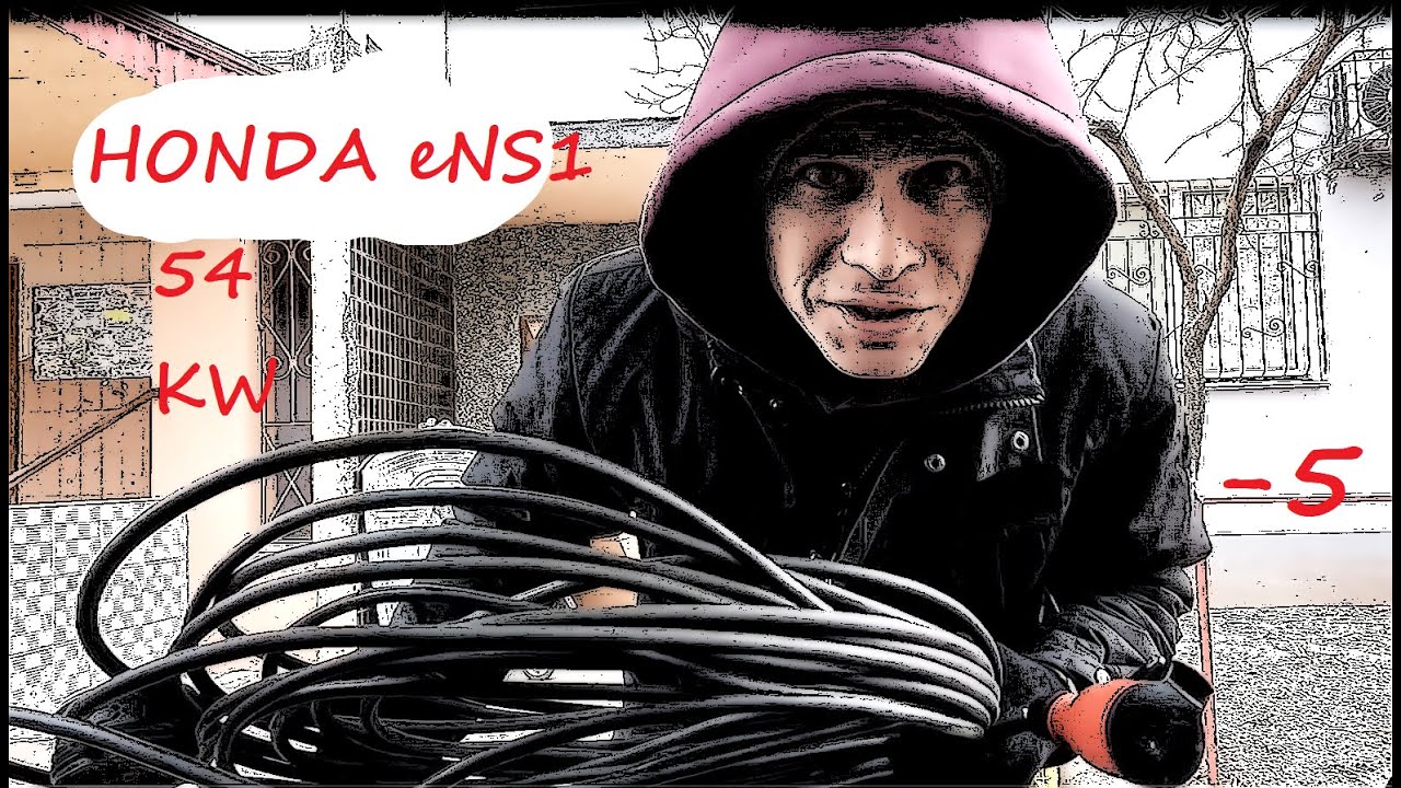 Honda eNS1 реальный пробег зимой (-5 С*)