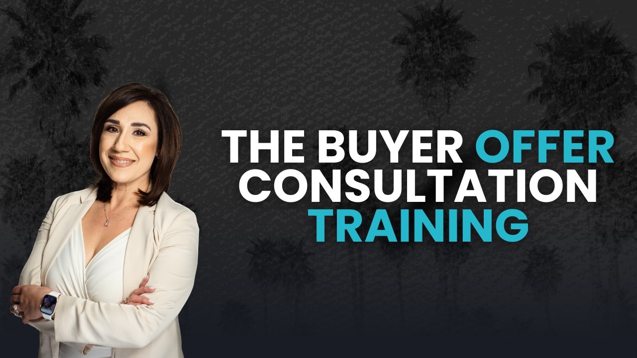 How to Run a Buyer Offer Consultation  Live Role Play from a Top Producing Real Estate Agent