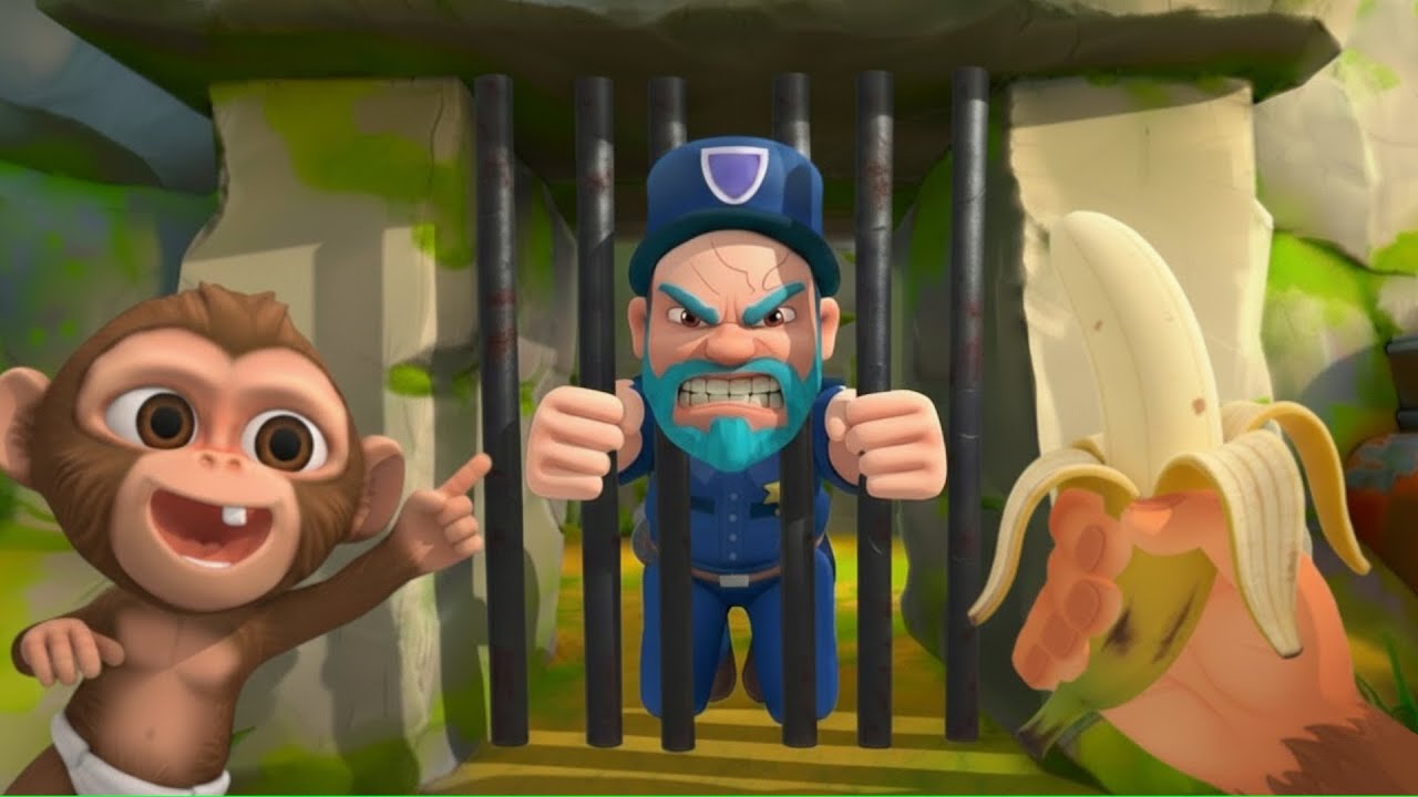 I Put The Security Guard In JAIL! - I Am Monkey VR