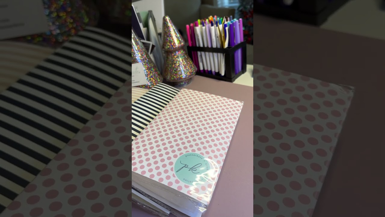 Getting organized for 2025 with @plannerkate ! #plannerkate #planner
