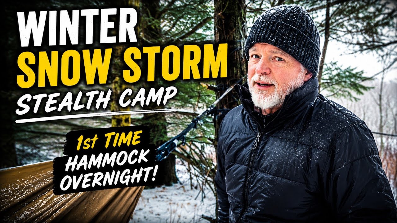 My First Stealth Camp | 19°F Winter Hammock Overnight in Centralia, PA