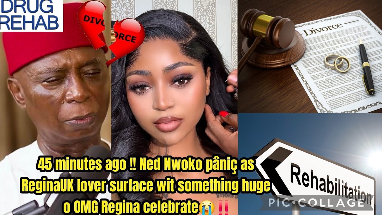 45 minutes ago !! Ned Nwoko pâniç as ReginaUK lover surface wit something huge o OMG Regina celebrat