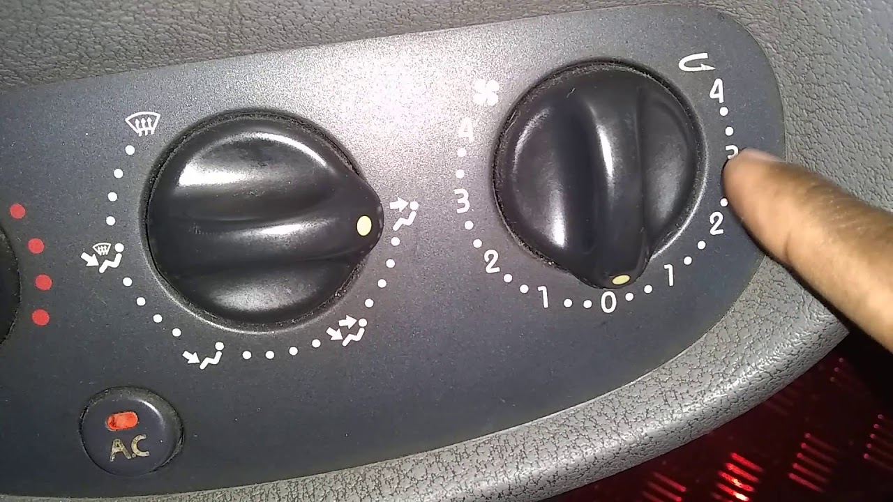 Ar condicionado do Renault Clio