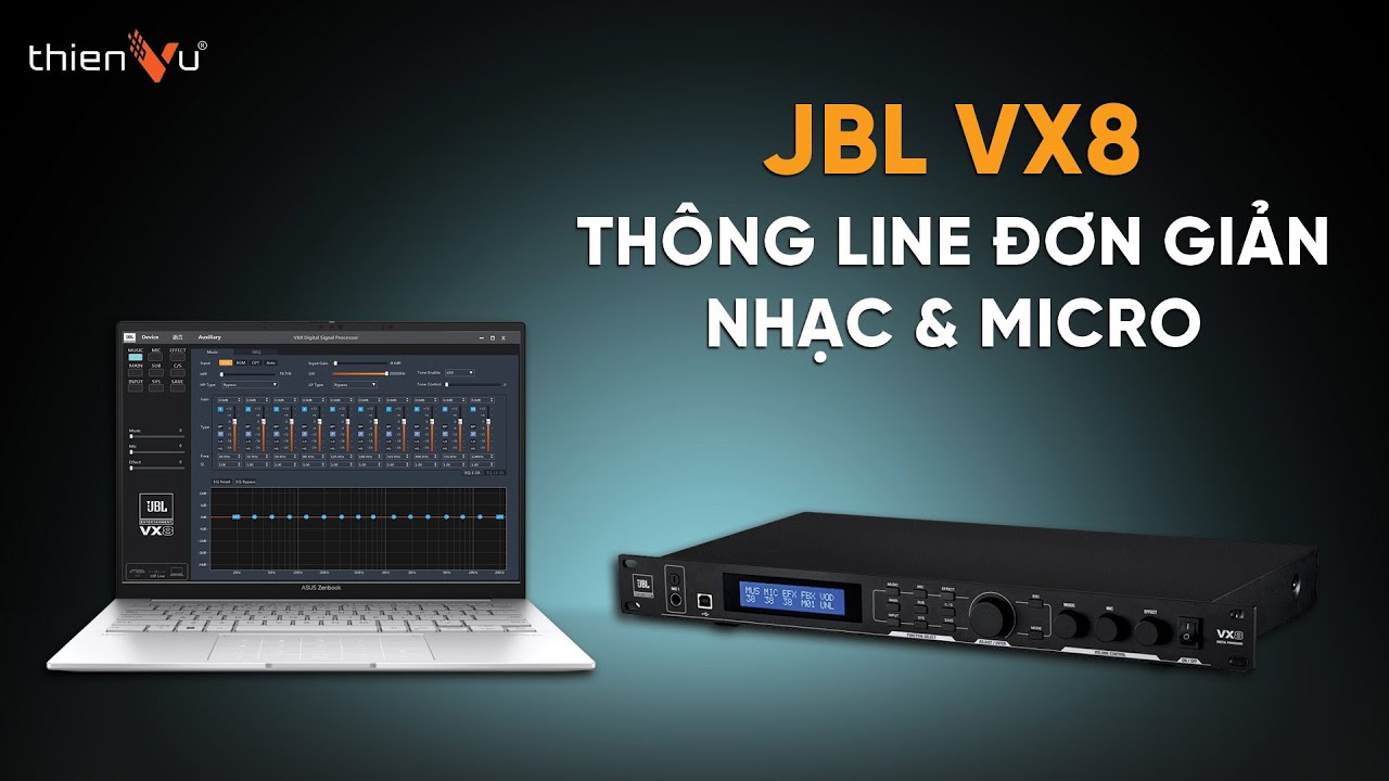 Bí Quyết Chỉnh Vang Số JBL VX8 Cực Dễ, Ai Cũng Làm Được: Thiết Lập & Thông Line Music, Micro | Tập 1
