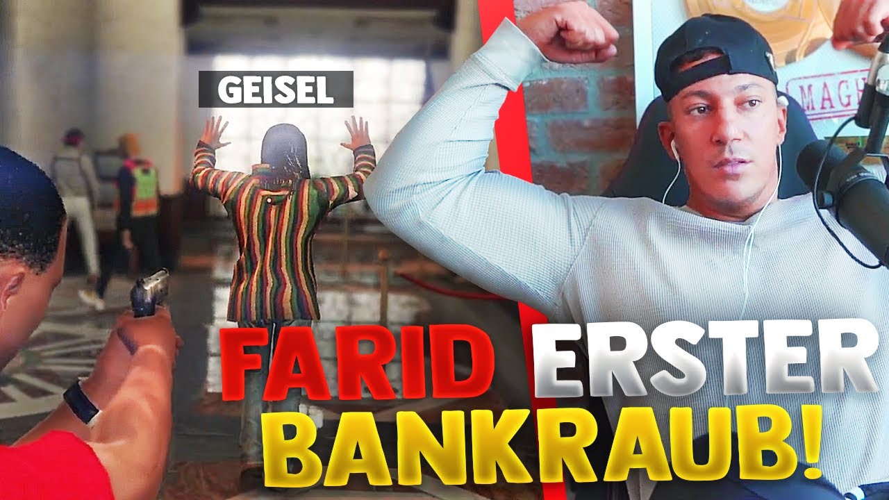 💰FARID BANG und CAPO erster BANKRAUB!😨| GTA RP Teil 11 | Farid Bang Stream Highlights✨
