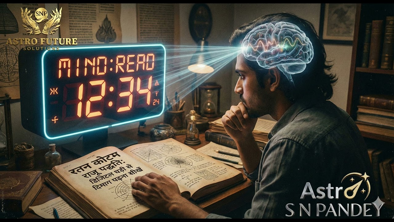 रतन कोटम राजू पद्धति डिजिटल घड़ी देखकर दिमाग पढ़ना सीखें