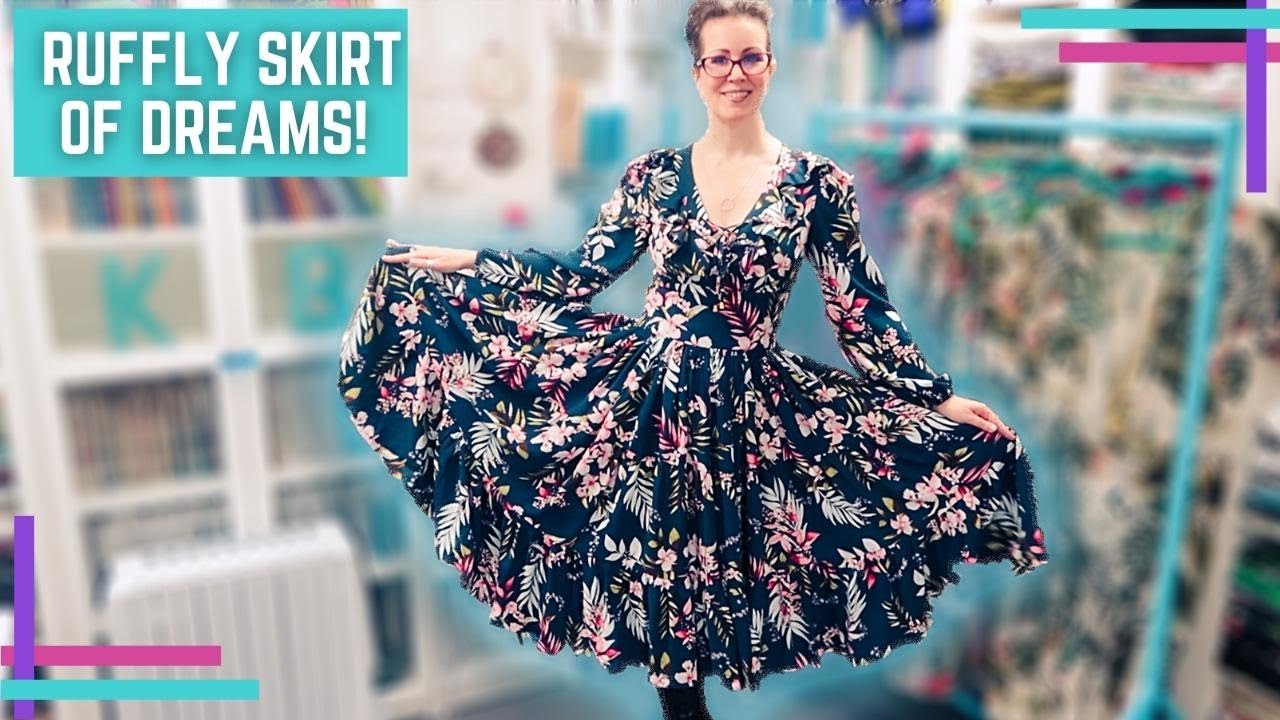 How To / How I :: A Tiered & Gathered Skirt Tutorial :: How Many Panels And How To Sew It Together