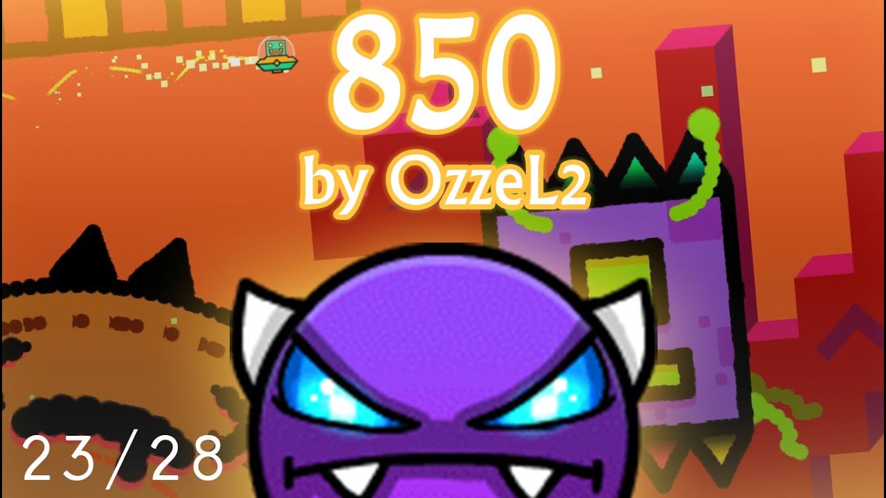 [Easy Demon] 850 (All Coins) by OzzeL2 | Geometry Dash 2.11