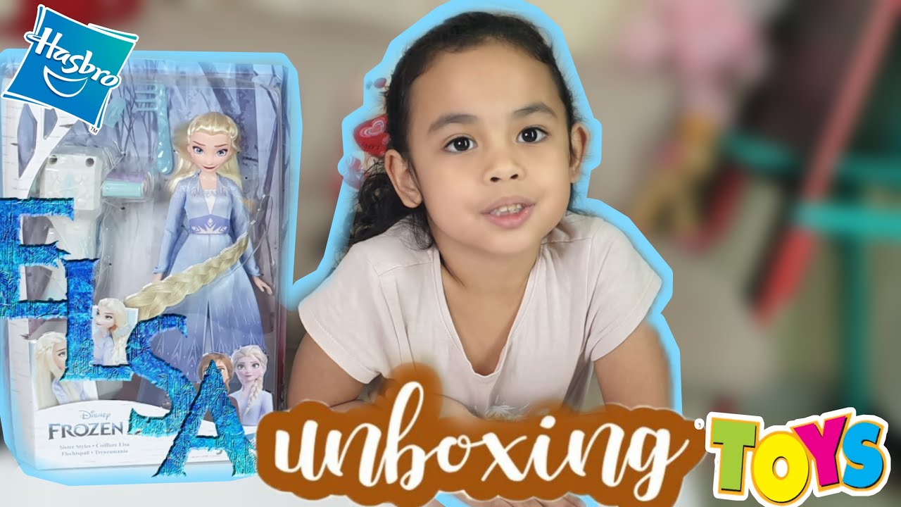 Unboxing Disney Frozen 2 Sister Styles Braid Hairstyle for Dolls