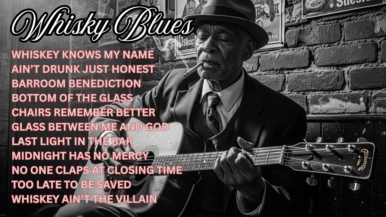 Whiskey Blues Chill Melodies | Relaxing Slow Blues Soulful Guitar Vibes 🎸