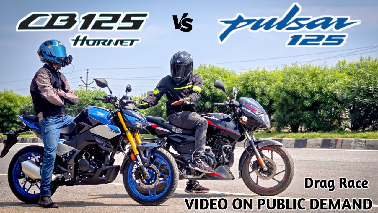 Honda CB 125 Hornet Vs Pulsar 125 | Drag Race | Video On Demand