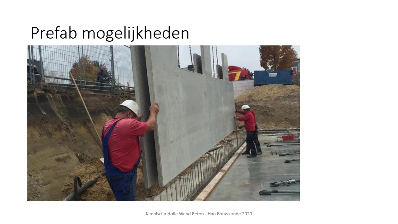 Kennisclip Holle Wand Beton
