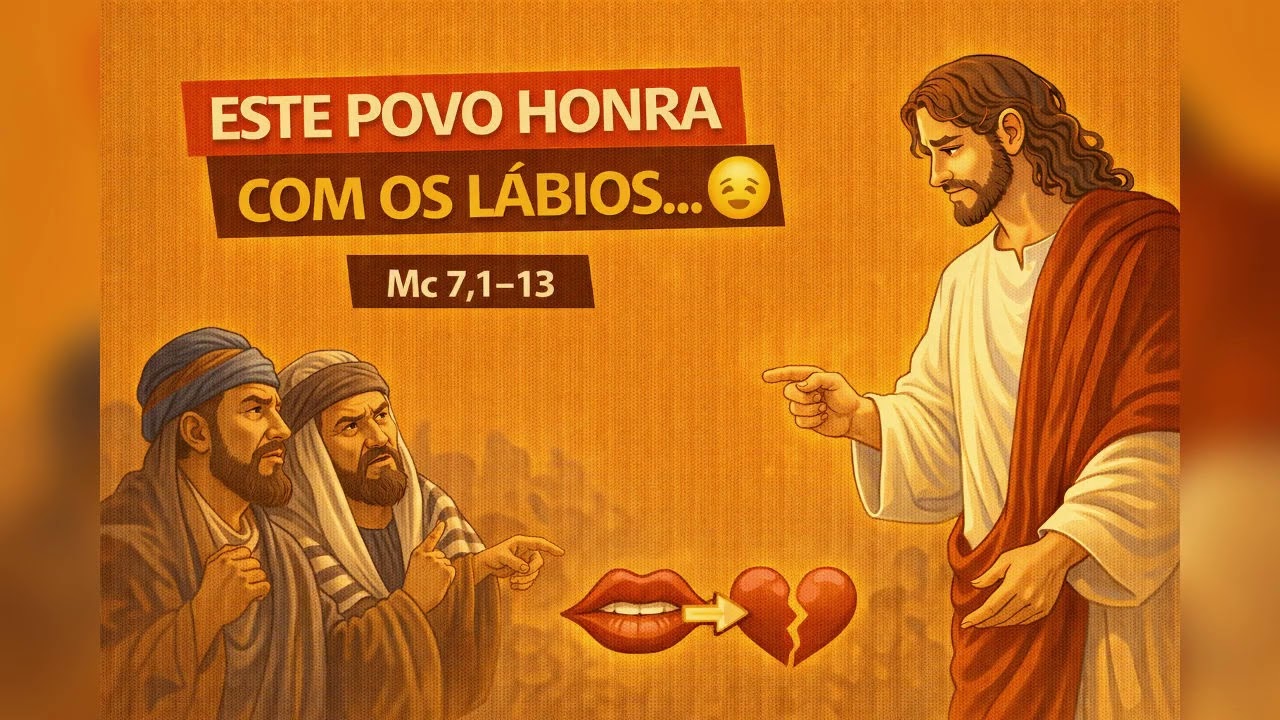 Este povo honra com os lábios… 😔 | Mc 7,1–13
