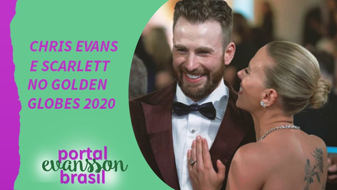 Chris Evans e Scarlett Johansson no Golden Globes 2020 [LEGENDADO]