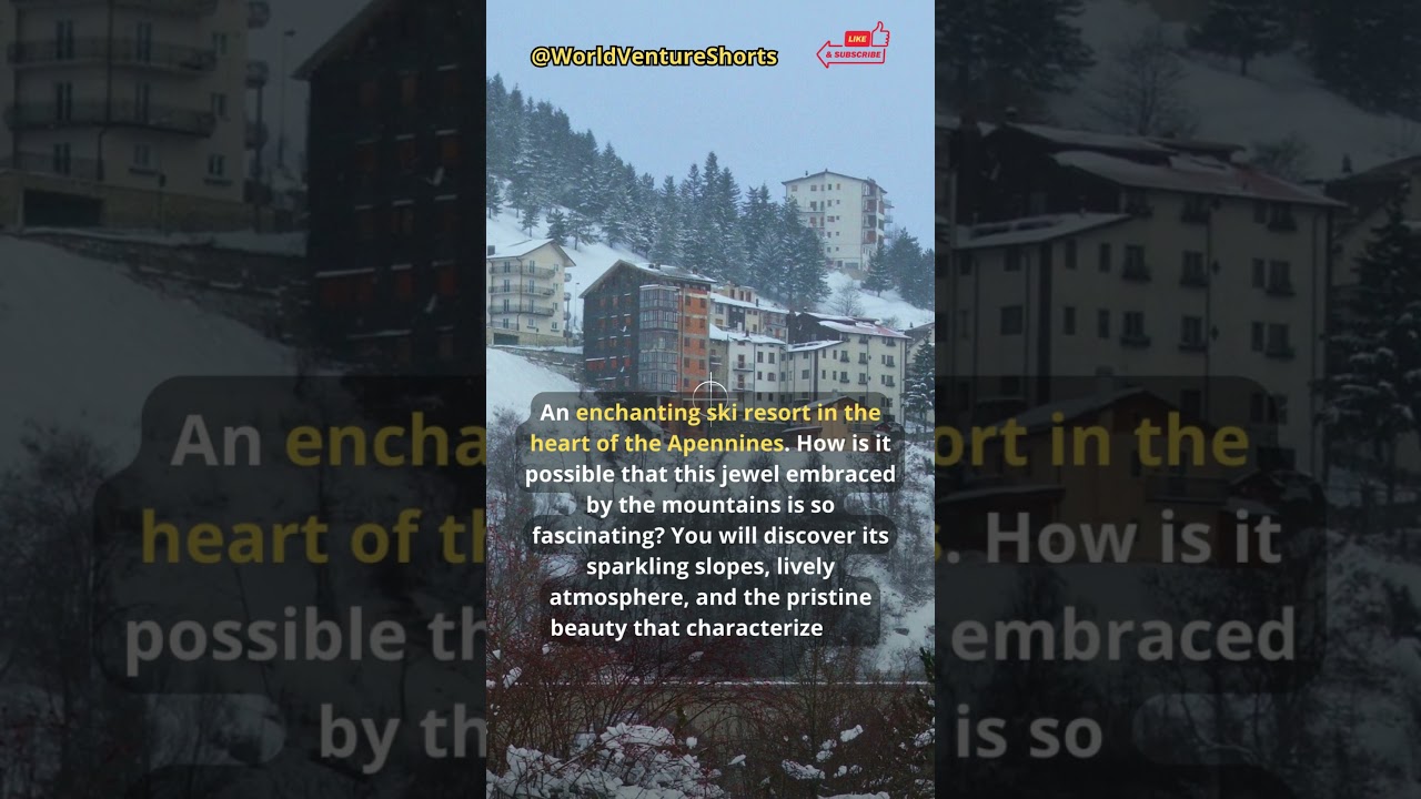 Roccaraso, ski resort in the Apennine - 