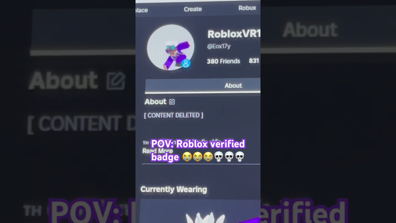 why wth idk you want to go out *Roblox verified badge* 2025?? 😭😭💀💀 #roblox #kreekcraft