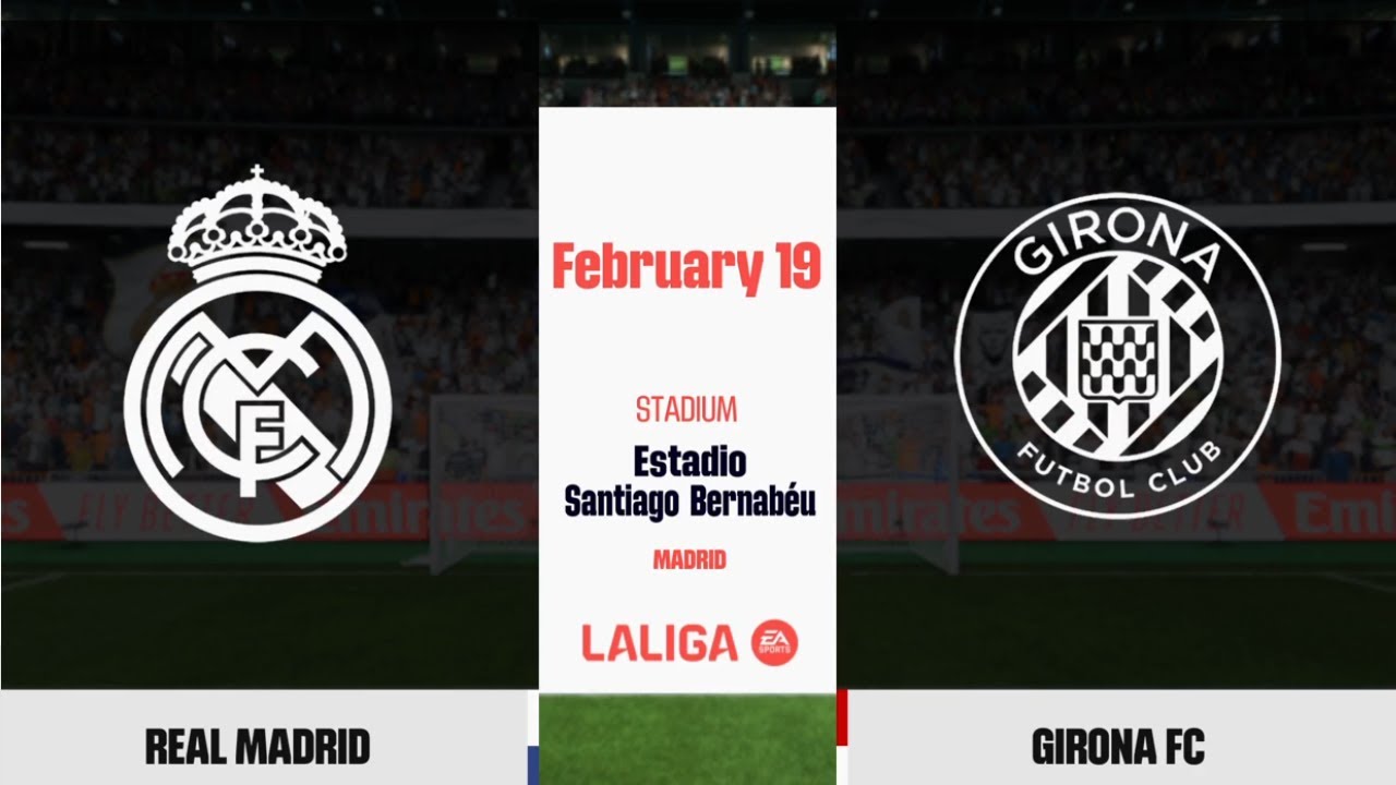 PREDIKSI - REAL MADRID  VS GIRONA  - LA LIGA - FC25 GAMEPLAY - PS5