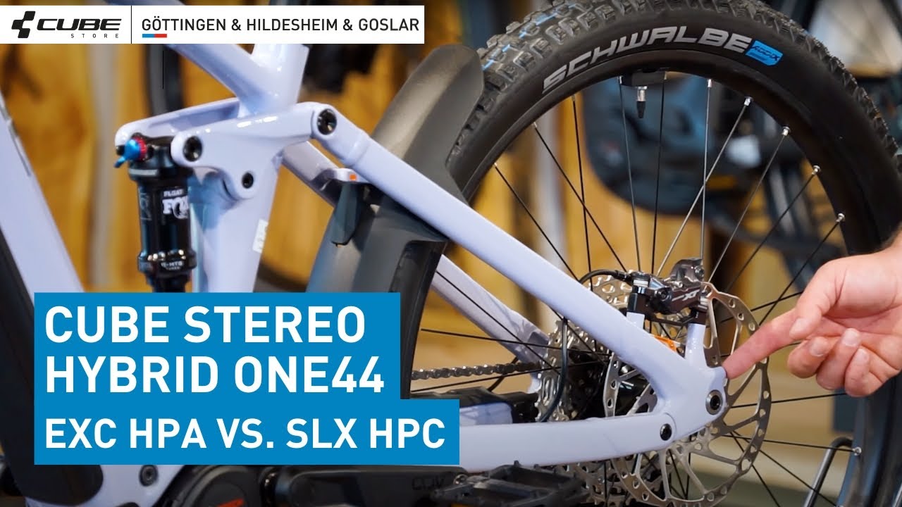 BIKE VERGLEICH: CUBE Stereo Hybrid ONE44 EXC HPA vs. SLX HPC
