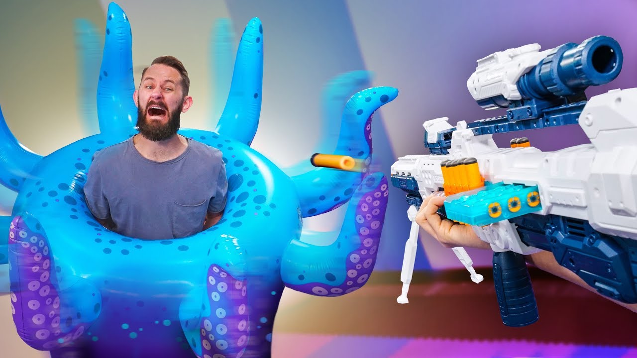 NERF Don't Get Trapped In The Kraken Challenge!