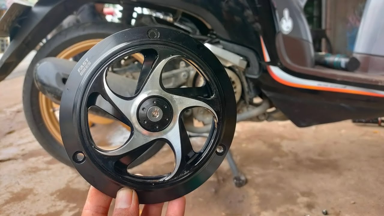 cara pasang tutup kipas spinner Vespa/Scoopy