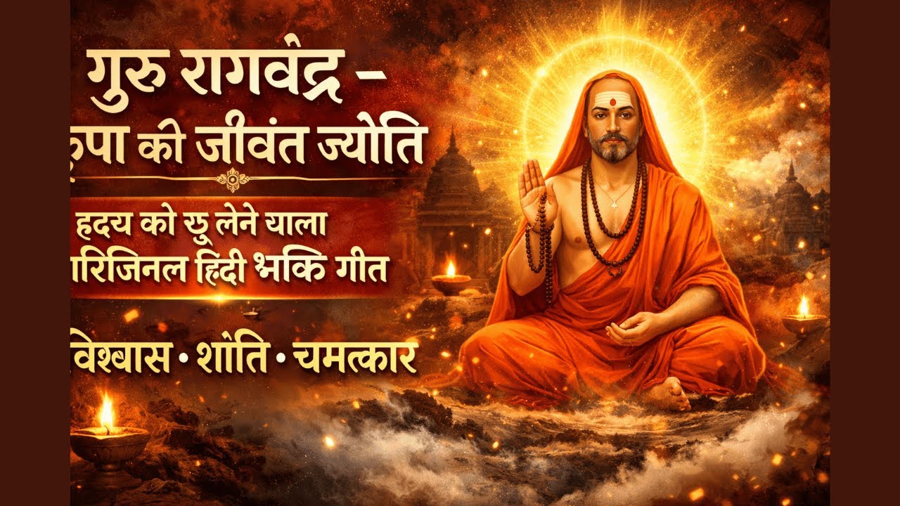 गुरु राघवेंद्र – कृपा की जीवंत ज्योति | हृदय को छू लेने वाला ओरिजिनल हिंदी भक्ति गीत