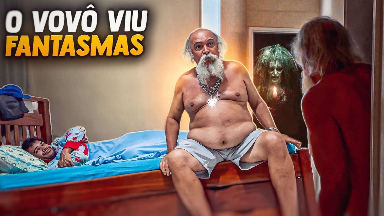 O FANTASMA DA BABA DE CLEIDE APARECEU E ASSUSTOU O VOVÔ | MANETIKIN