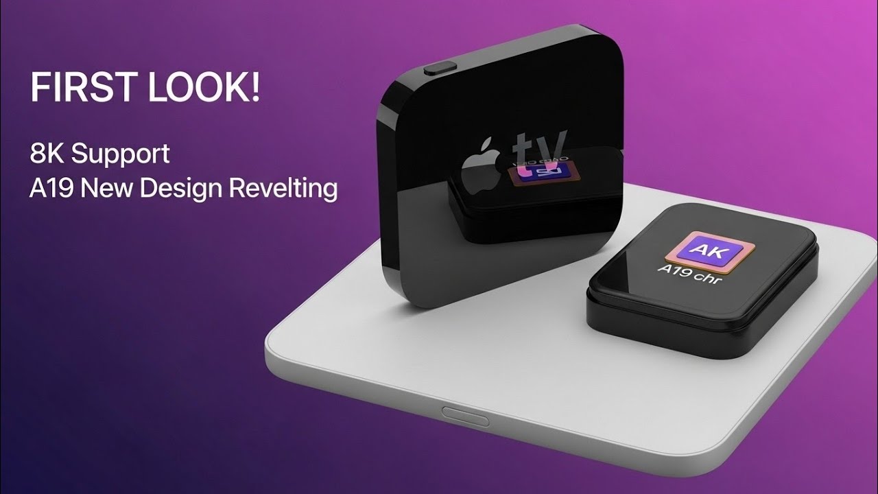 Apple TV 4K (2026) FIRST LOOK! 🔥 8K Support, A19 Chip & New Design Revealed