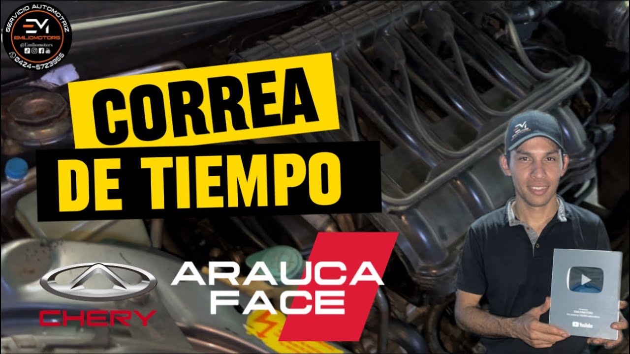 COMO INSTALAR CORREA DE TIEMPO DEL CHERY ARAUCA, CHERY FACE, CHERY A1