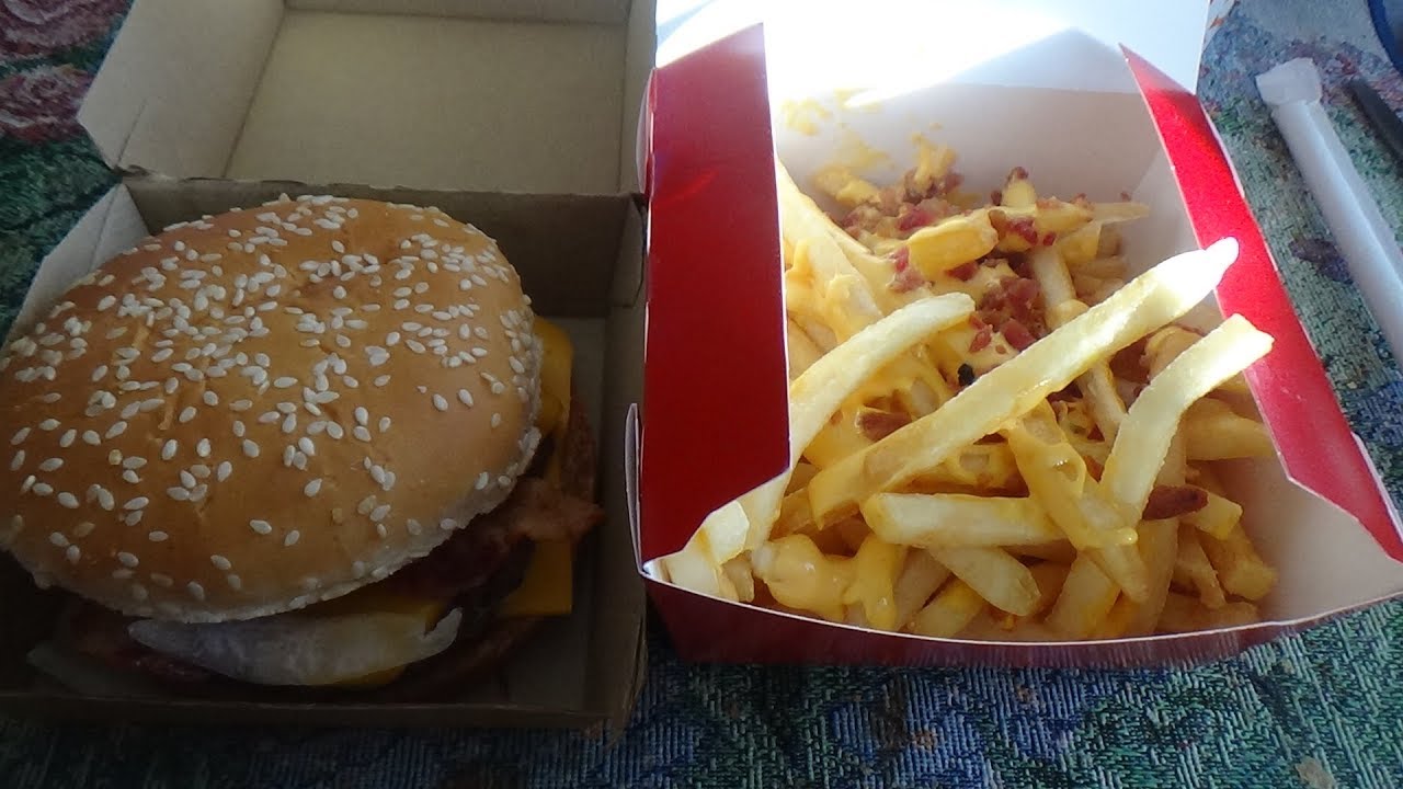 McDonald's New Quarter Pounder With Cheese Bacon/Cheesy Bacon Fries Review