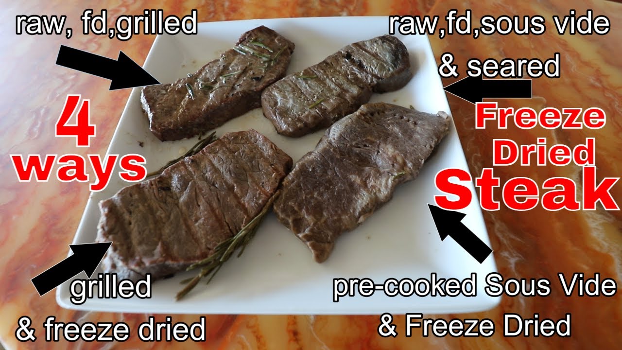 Freeze Dried Steak (4 Different Ways) & Rehydration Tips! #freezedriedsteak #freezedriedmeat