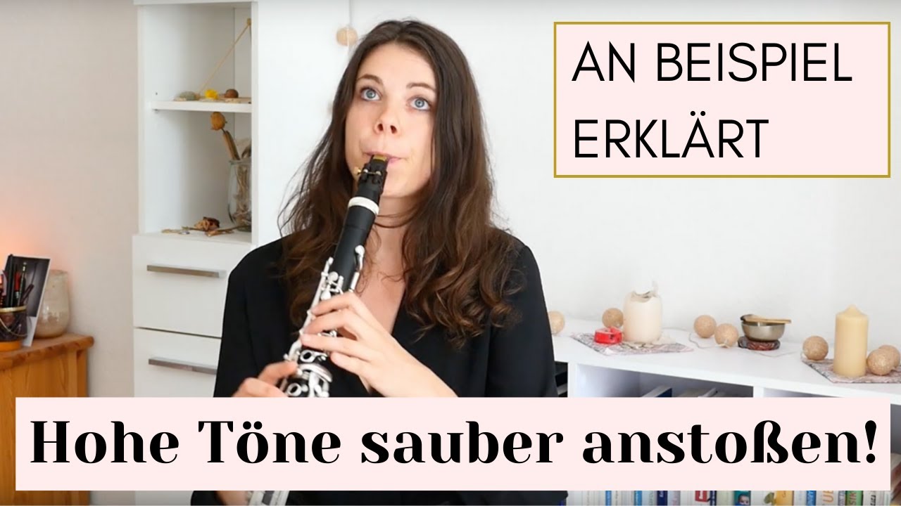 Hohe Töne sauber & schnell anstoßen, schwierige Stelle No.10 - online Klarinette lernen