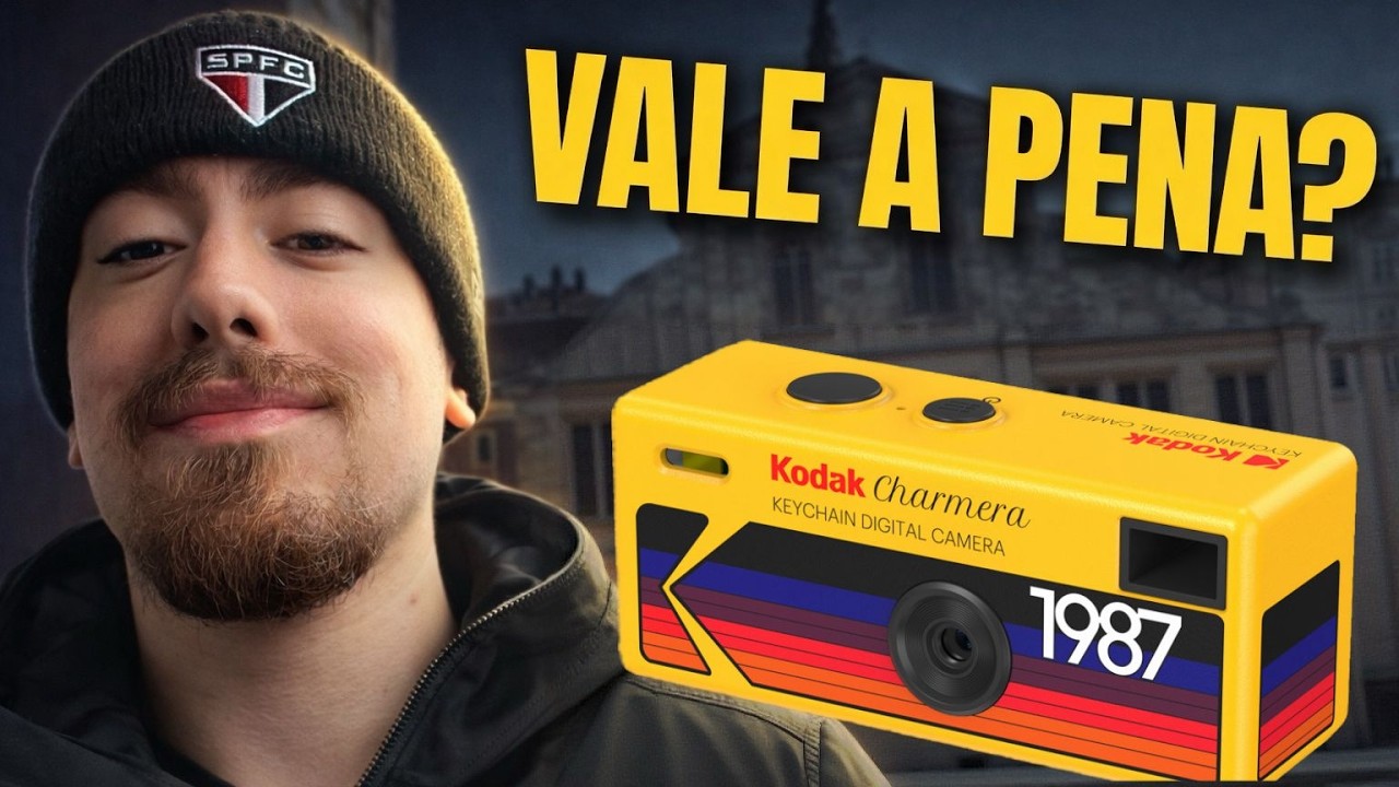 Kodak Charmera vale a pena? | Testando pelas ruas de Turim