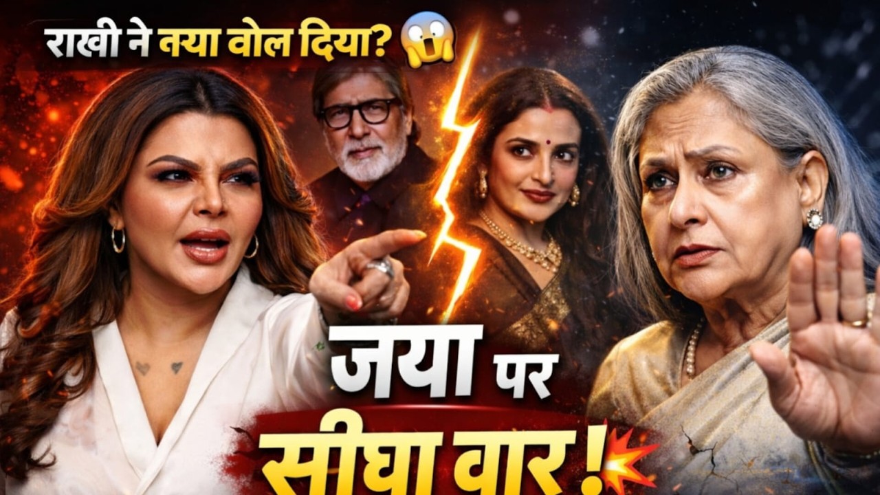 Rakhi Sawant vs Jaya Bachchan 😱 | पहनावे पर कमेंट से मचा बवाल! | Amitabh–Rekha एंगल भी आया सामने