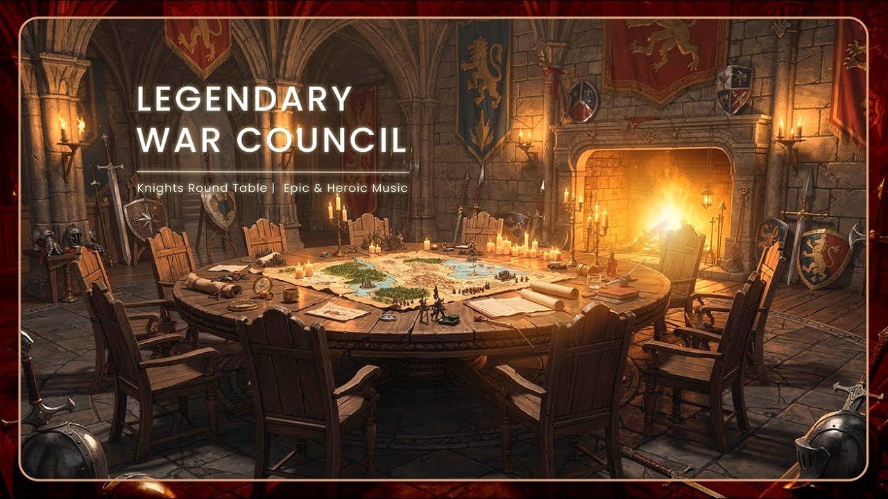 Knights Round Table Sanctuary 🛡️ Epic Medieval Music for Strategic Focus & Heroic Calm