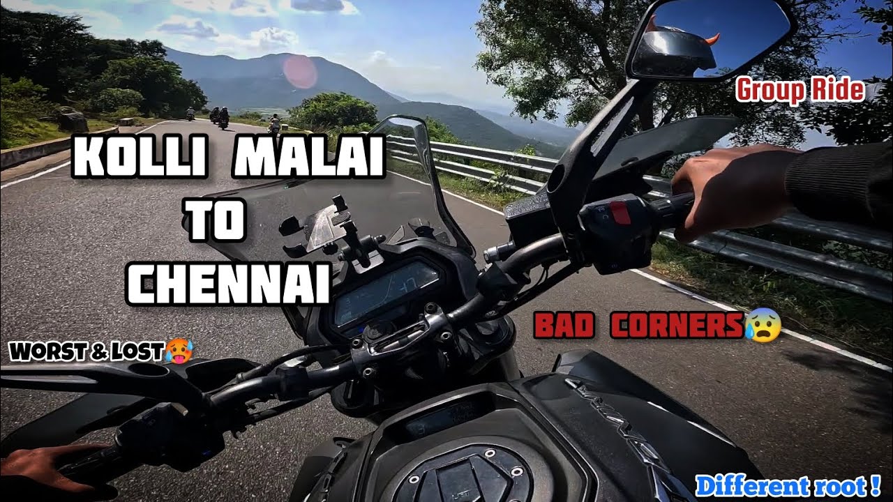 KolliHills🥶 to Chennai😔 #trending #hillstation #kollihills #kollimalai #motovlog #tamil #fun #thrill